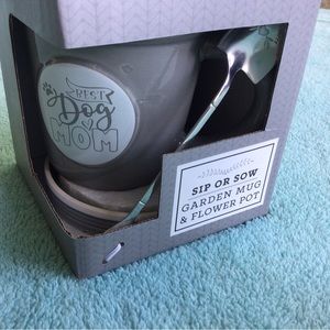 Sip or Sow Garden Mug and Flower Pot